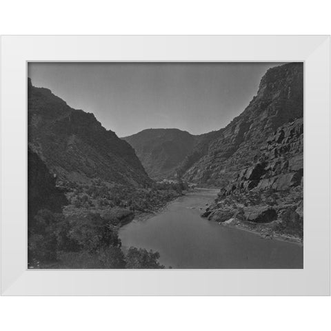 Green River-Utah White Modern Wood Framed Art Print by OSullivan, Timothy H
