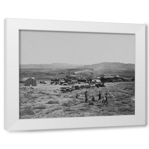 Oreana-Nevada White Modern Wood Framed Art Print by OSullivan, Timothy H