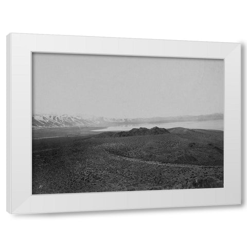 Mono Lake-California White Modern Wood Framed Art Print by OSullivan, Timothy H