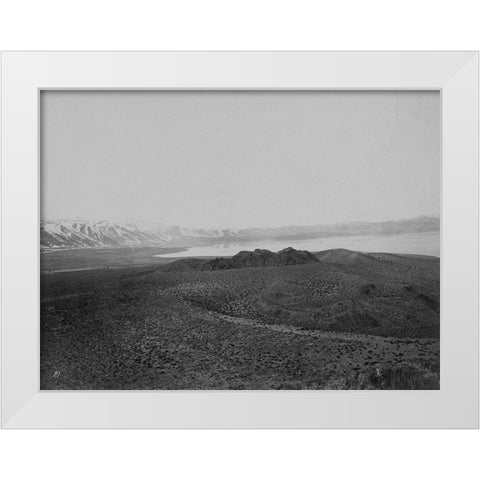 Mono Lake-California White Modern Wood Framed Art Print by OSullivan, Timothy H