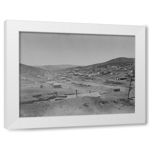 Austin-Nevada White Modern Wood Framed Art Print by OSullivan, Timothy H