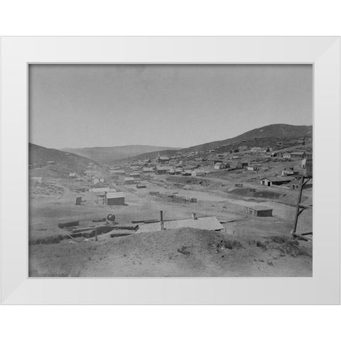Austin-Nevada White Modern Wood Framed Art Print by OSullivan, Timothy H