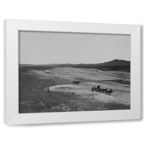 Steamboat Springs-Washoe-Nevada White Modern Wood Framed Art Print by OSullivan, Timothy H