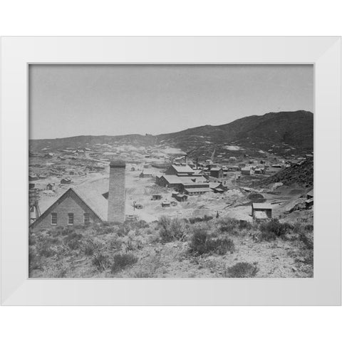 Austin-Nevada White Modern Wood Framed Art Print by OSullivan, Timothy H