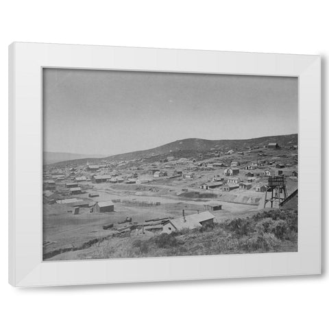 Austin-Nevada White Modern Wood Framed Art Print by OSullivan, Timothy H
