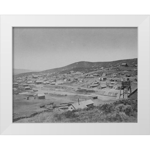 Austin-Nevada White Modern Wood Framed Art Print by OSullivan, Timothy H