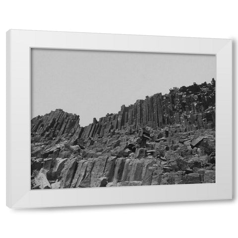 Karnak Montezuma Range-Nevada White Modern Wood Framed Art Print by OSullivan, Timothy H