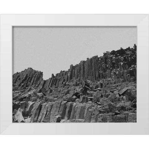 Karnak Montezuma Range-Nevada White Modern Wood Framed Art Print by OSullivan, Timothy H