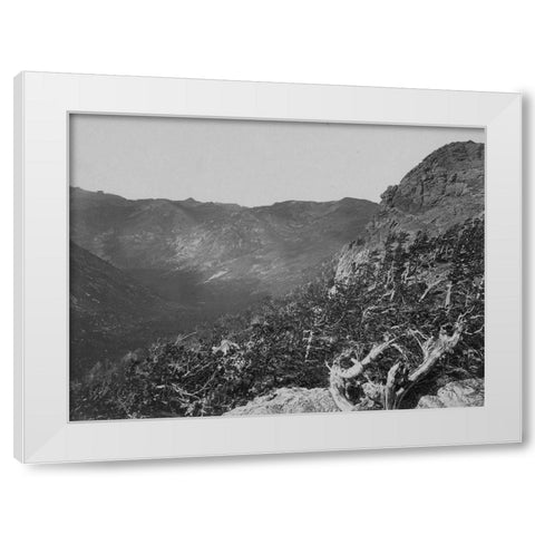 Summit-Humboldt Mountains-Nevada White Modern Wood Framed Art Print by OSullivan, Timothy H