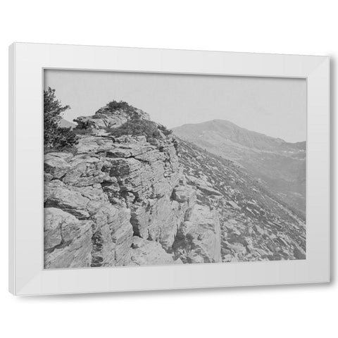 Humboldt Mountains-Nevada White Modern Wood Framed Art Print by OSullivan, Timothy H
