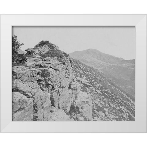 Humboldt Mountains-Nevada White Modern Wood Framed Art Print by OSullivan, Timothy H