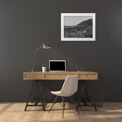 Virginia City-Nevada White Modern Wood Framed Art Print by OSullivan, Timothy H
