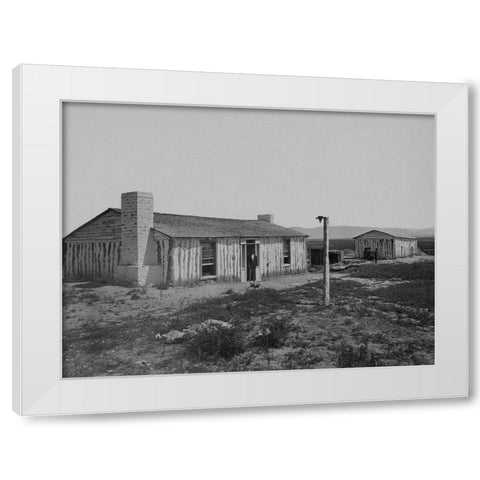 Ft. Ruby-Nevada White Modern Wood Framed Art Print by OSullivan, Timothy H