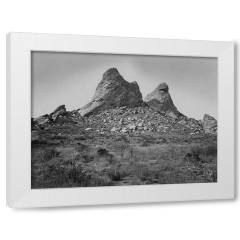 Sphynx Rocks-Idaho White Modern Wood Framed Art Print by OSullivan, Timothy H