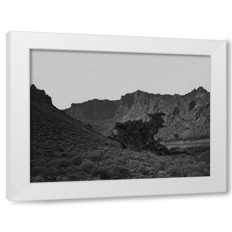 Near Flaming Gorge-Green River-Utah White Modern Wood Framed Art Print by OSullivan, Timothy H