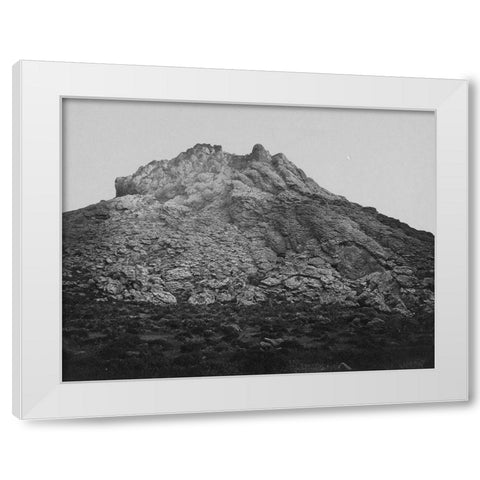 Top of Anaho Island Pyramid Lake-Nevada White Modern Wood Framed Art Print by OSullivan, Timothy H