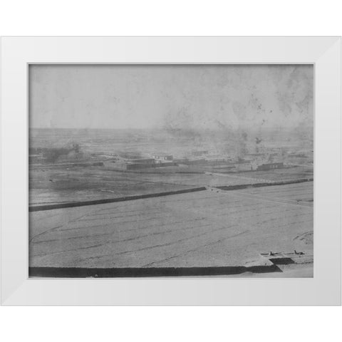 Santa Fe-New Mexico-1873 White Modern Wood Framed Art Print by OSullivan, Timothy H