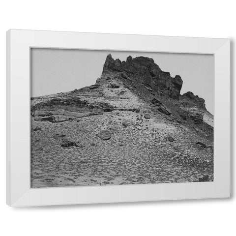Buttes near Green River City-Wyoming White Modern Wood Framed Art Print by OSullivan, Timothy H