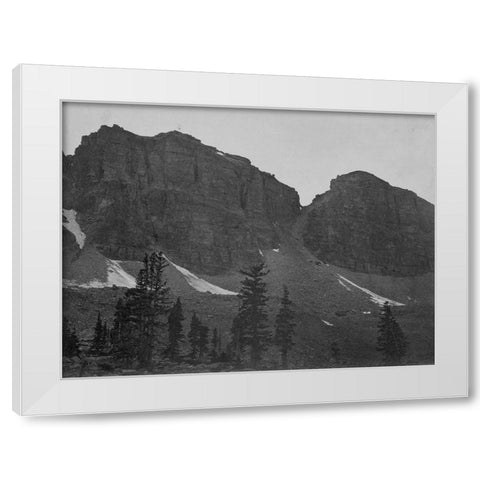 Uinta Summit head Bear River-Wyoming White Modern Wood Framed Art Print by OSullivan, Timothy H