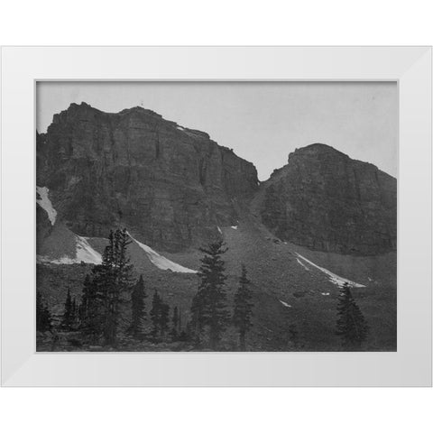 Uinta Summit head Bear River-Wyoming White Modern Wood Framed Art Print by OSullivan, Timothy H