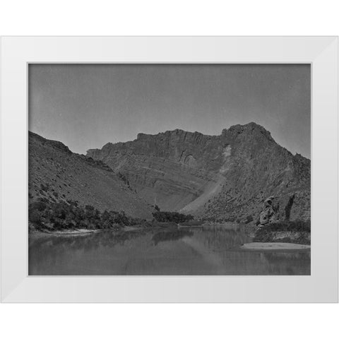 Flaming Gorge-Green River-Utah White Modern Wood Framed Art Print by OSullivan, Timothy H