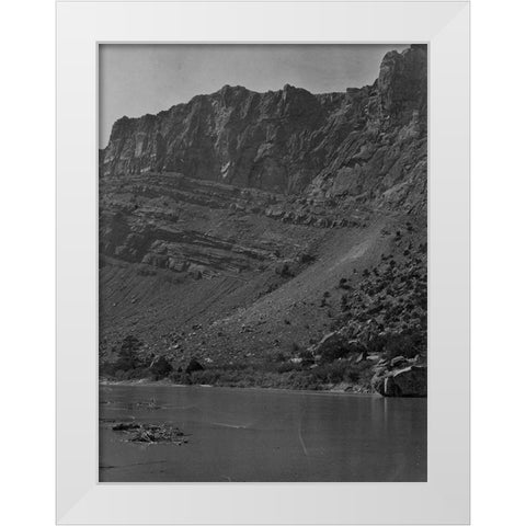 Flaming Gorge-Green River-Utah White Modern Wood Framed Art Print by OSullivan, Timothy H