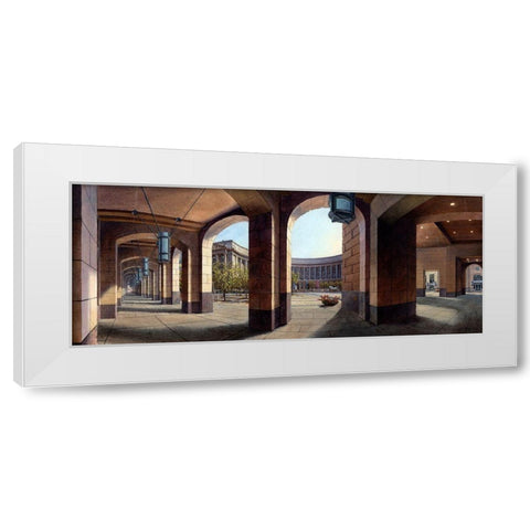 Washington Chronicle VII White Modern Wood Framed Art Print by Wang, John Z.