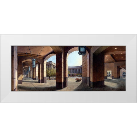 Washington Chronicle VII White Modern Wood Framed Art Print by Wang, John Z.