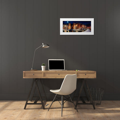 Washington Chronicle X White Modern Wood Framed Art Print by Wang, John Z.