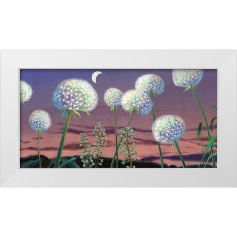 Fairland Trio II White Modern Wood Framed Art Print by Wang, John Z.