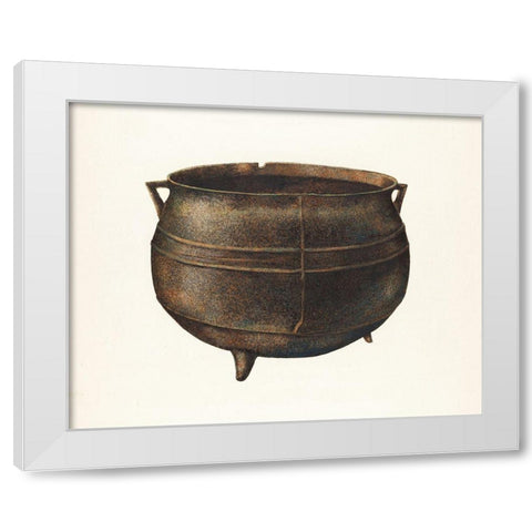 Kettle 1940 White Modern Wood Framed Art Print by Albritton