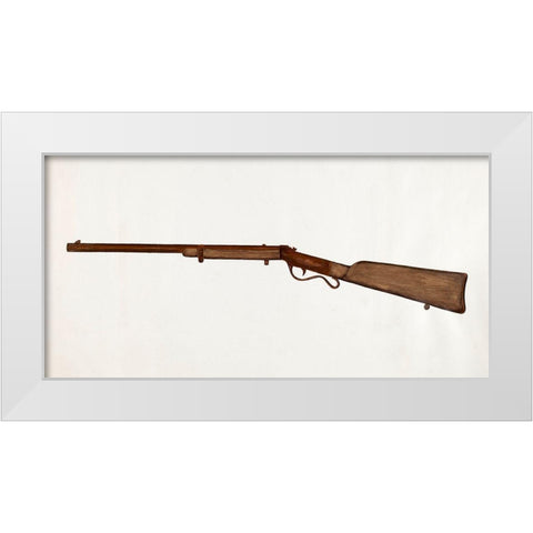 Rifle 1937 White Modern Wood Framed Art Print by Robinson, LeRoy