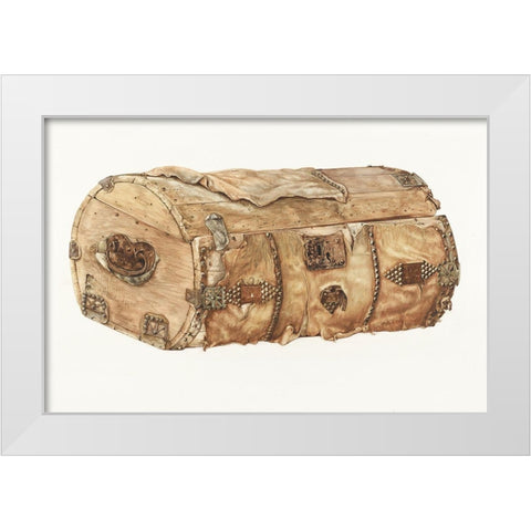 Trunk 1937 White Modern Wood Framed Art Print by Thorsen, John