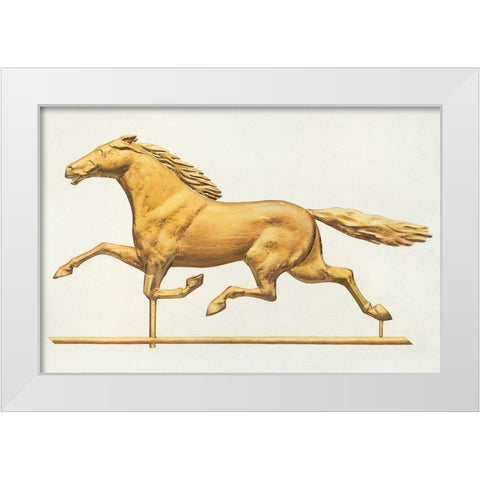 Weather Vane 1939 White Modern Wood Framed Art Print by Goldberg, Joseph