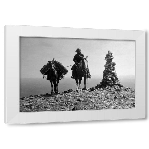 Photo of William Henry Jackson White Modern Wood Framed Art Print by Vintage Photography