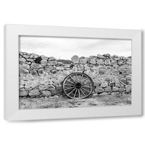 Hueco Tanks State Park-northwest of El Paso Texas White Modern Wood Framed Art Print by Texas Picture Archive