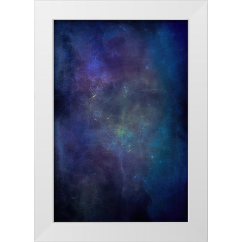 Background Radiation White Modern Wood Framed Art Print by Alpenglow Workshop