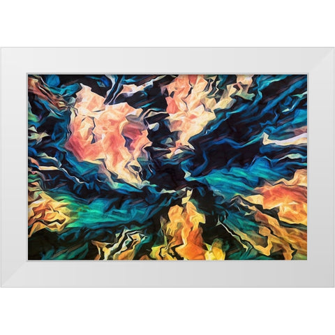 Cygnus x - 1 White Modern Wood Framed Art Print by Alpenglow Workshop