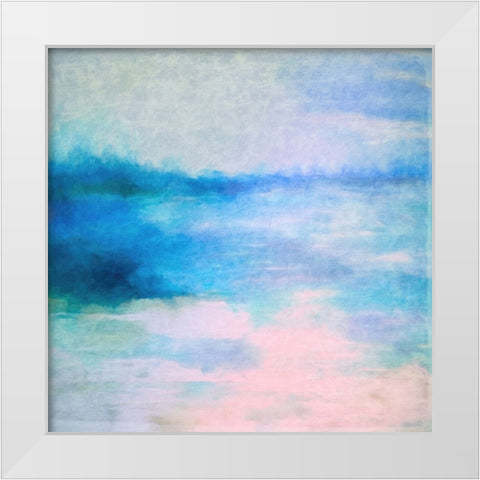 Daybreak Salutation White Modern Wood Framed Art Print by Alpenglow Workshop