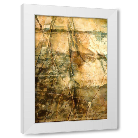 Desert Varnish White Modern Wood Framed Art Print by Alpenglow Workshop
