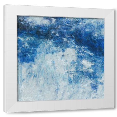 Distressed Jeans III White Modern Wood Framed Art Print by Alpenglow Workshop