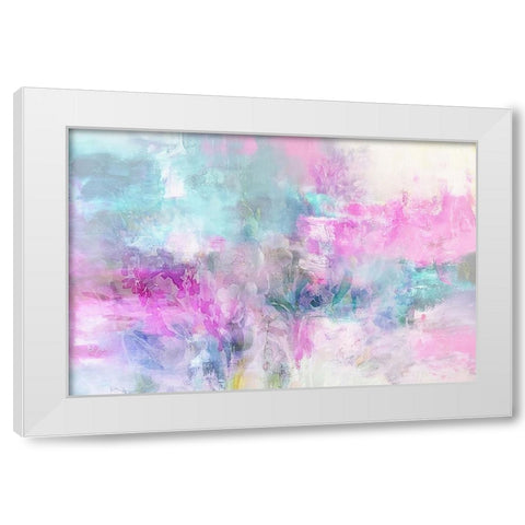 Fading Lilacs White Modern Wood Framed Art Print by Alpenglow Workshop