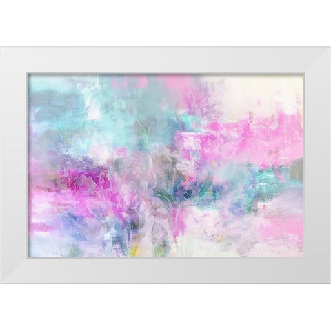 Fading Lilacs White Modern Wood Framed Art Print by Alpenglow Workshop