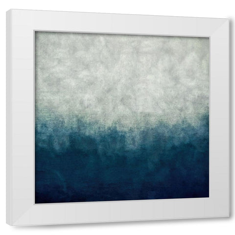 Fathomless Depths White Modern Wood Framed Art Print by Alpenglow Workshop