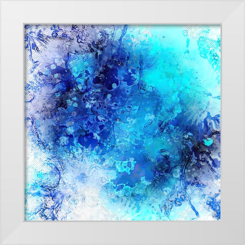 Sleepless Wind White Modern Wood Framed Art Print by Alpenglow Workshop
