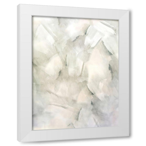 Temporal Distortion White Modern Wood Framed Art Print by Alpenglow Workshop