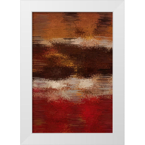 Warm Chai White Modern Wood Framed Art Print by Alpenglow Workshop