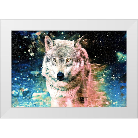 Time Traveler White Modern Wood Framed Art Print by Alpenglow Workshop