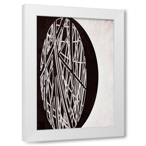 Bicycle Tire White Modern Wood Framed Art Print by Alpenglow Workshop