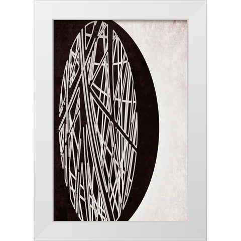 Bicycle Tire White Modern Wood Framed Art Print by Alpenglow Workshop